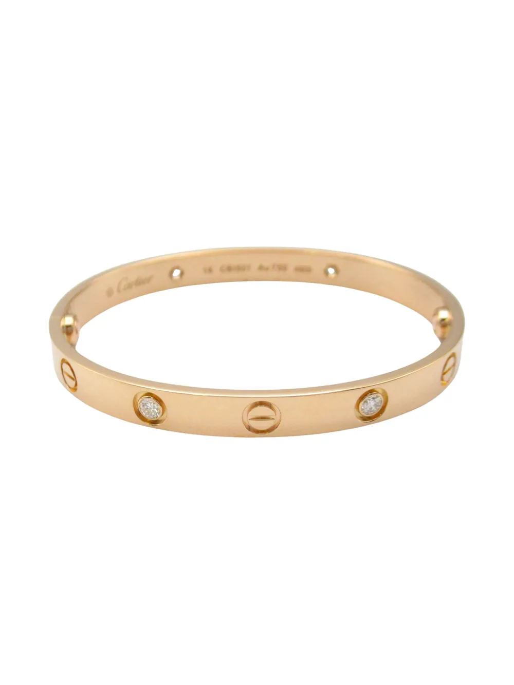 Cartier 2010s Love Breath ダイヤモンド ブレスレット 18Kイエローゴールド - ゴールドトーン Cartier 2010s Love Breath ダイヤモンド ブレスレット 18Kイエローゴールド - ゴールドトーン