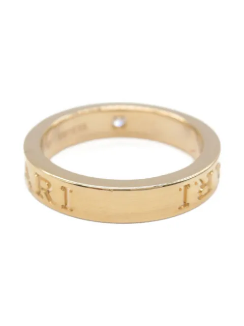 Bvlgari Pre-Owned 18K rose gold B-zero diamond ring