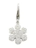 Bvlgari Pre-Owned 18K white gold diamond Snowflake necklace - Silver