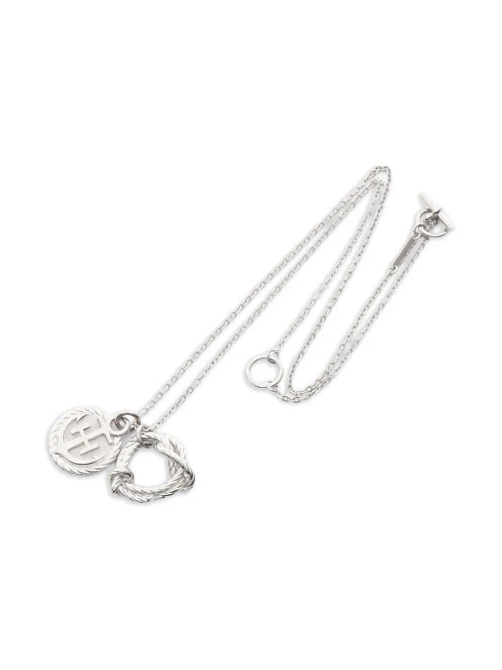 2010s Cordage rope-anchor necklace