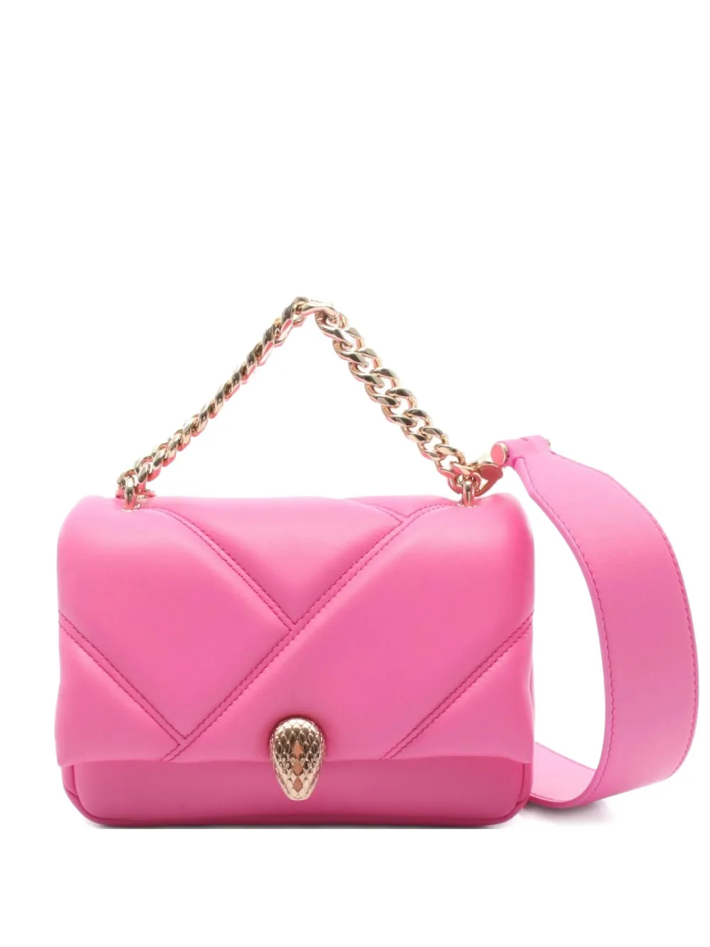 2010s mini Serpenti Cabochon chain two-way handbag