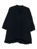 Daniela Gregis mandarin-collar cotton blouse - Blue