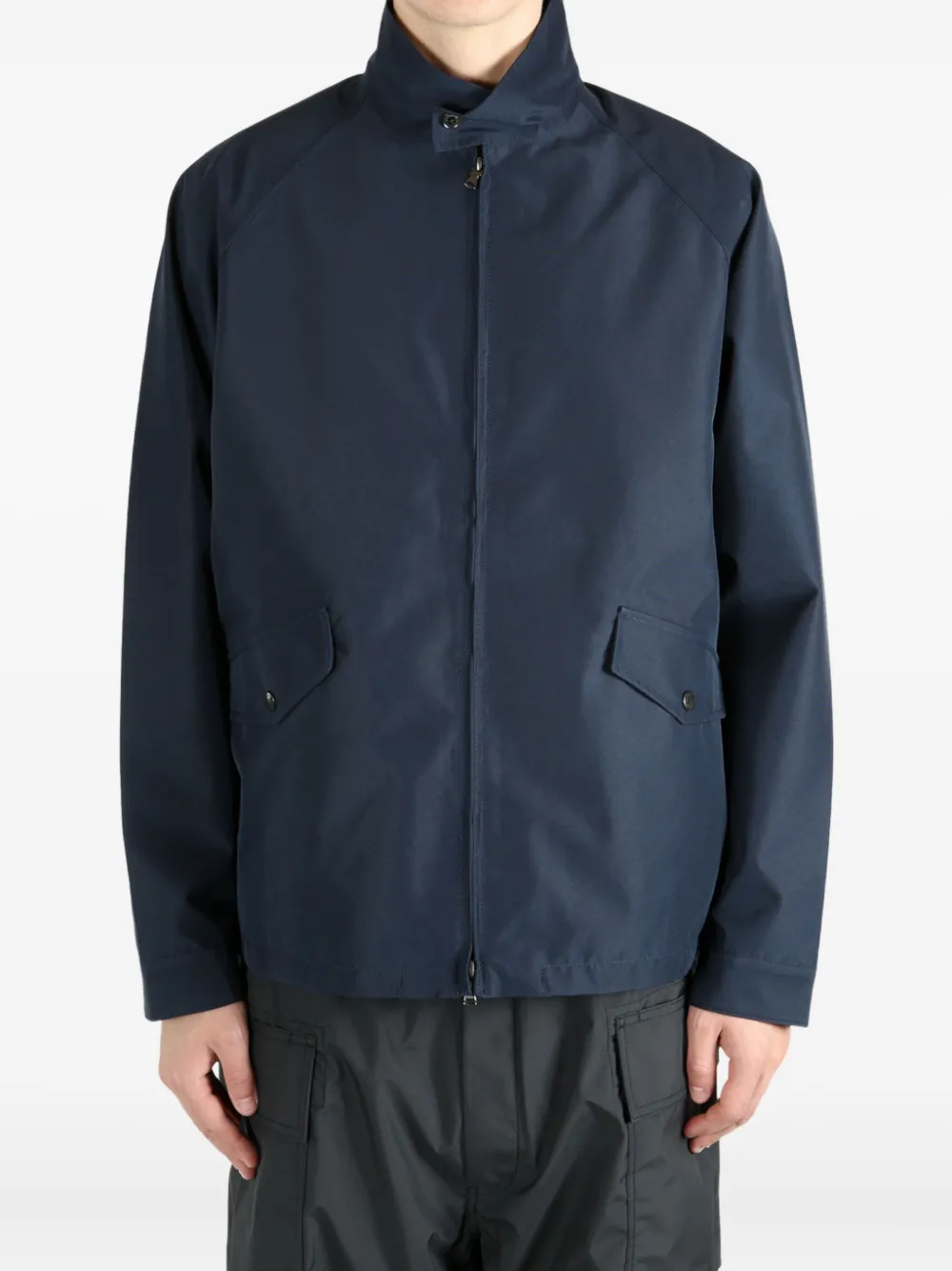 Nanamica zip-front flap-pocket jacket Blauw
