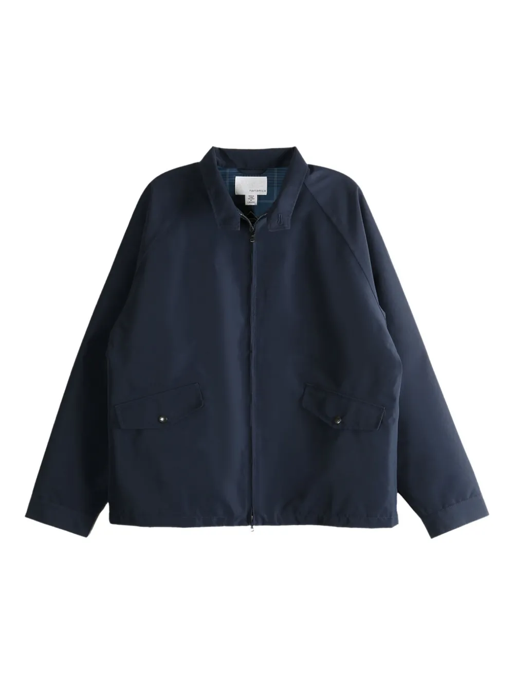 Nanamica zip-front flap-pocket jacket Blauw