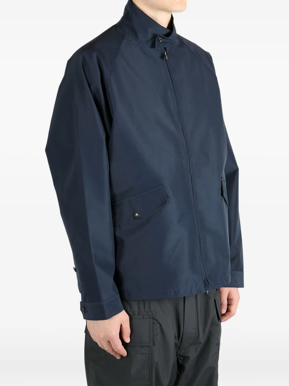 Nanamica zip-front flap-pocket jacket Blauw