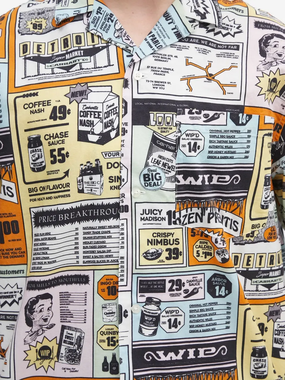 Carhartt Catalogue Graphic-print Shirt In Multi