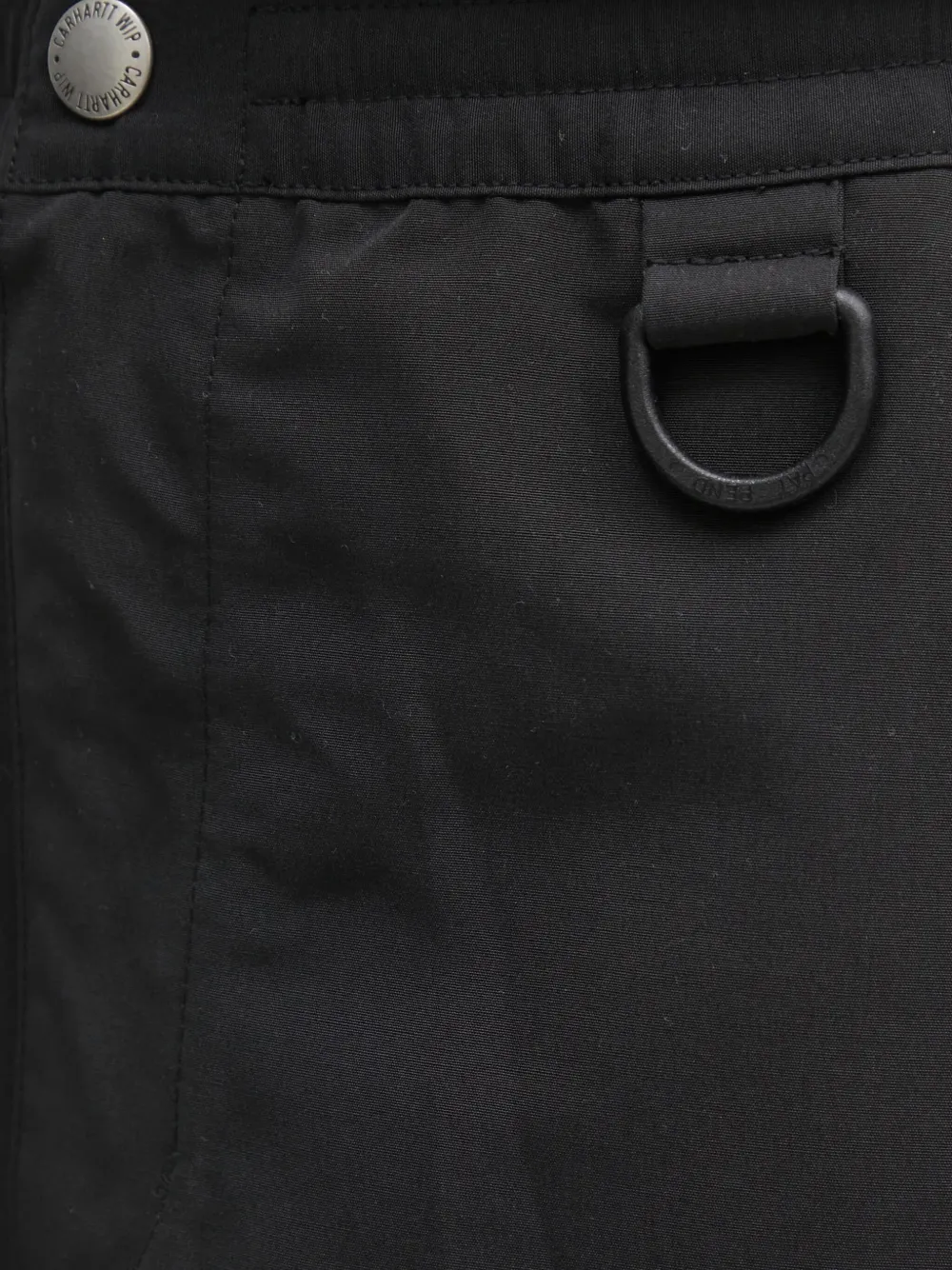Carhartt WIP logo-patch A-line midi skirt Zwart