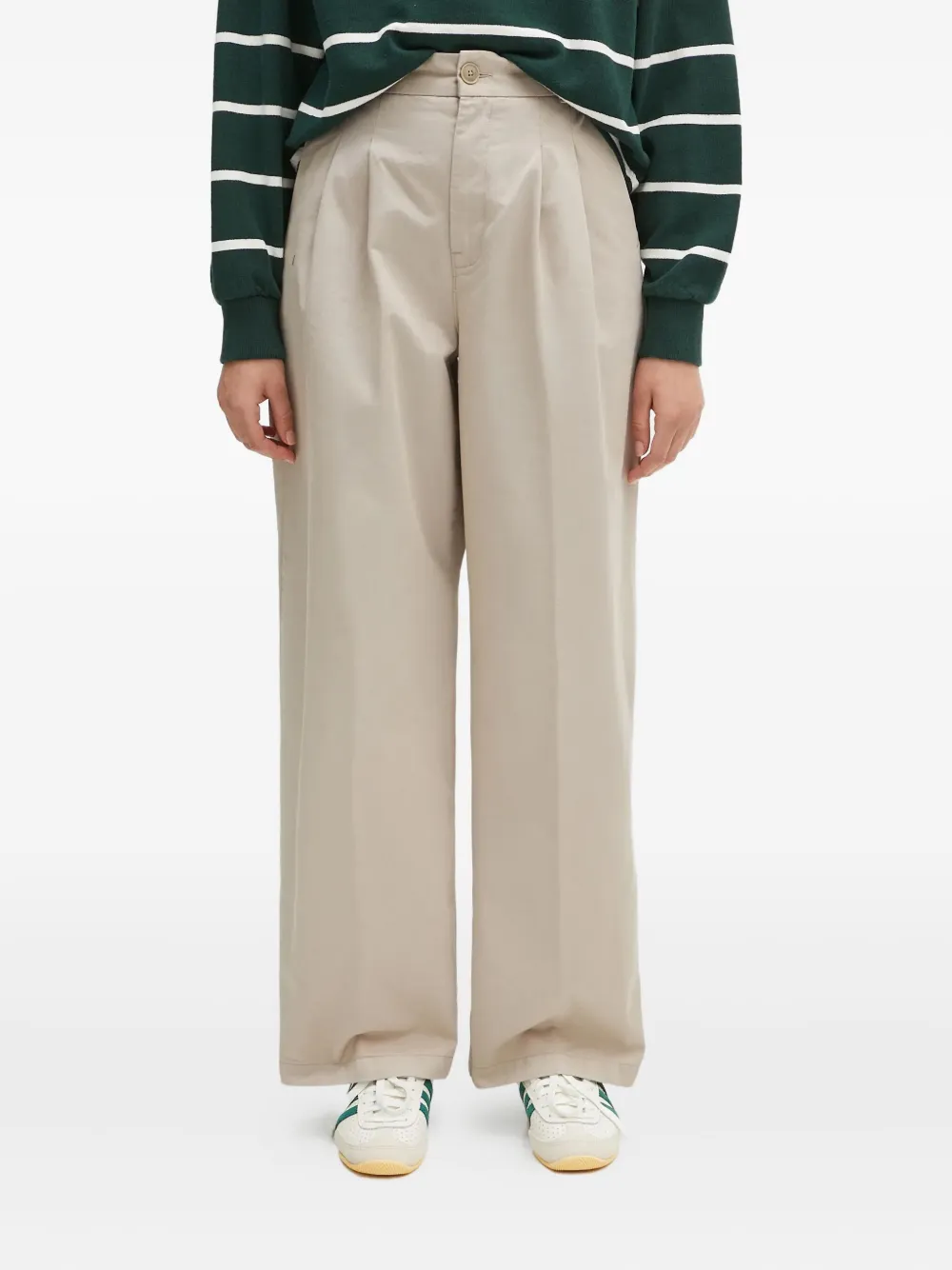 Carhartt WIP pleated trousers Beige