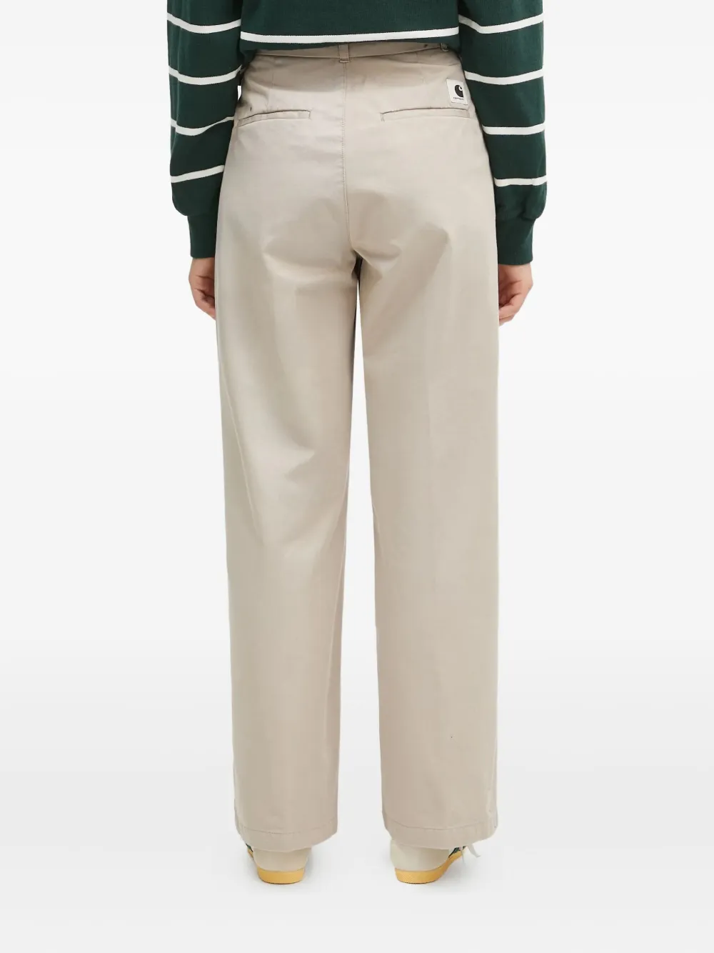 Carhartt WIP pleated trousers Beige