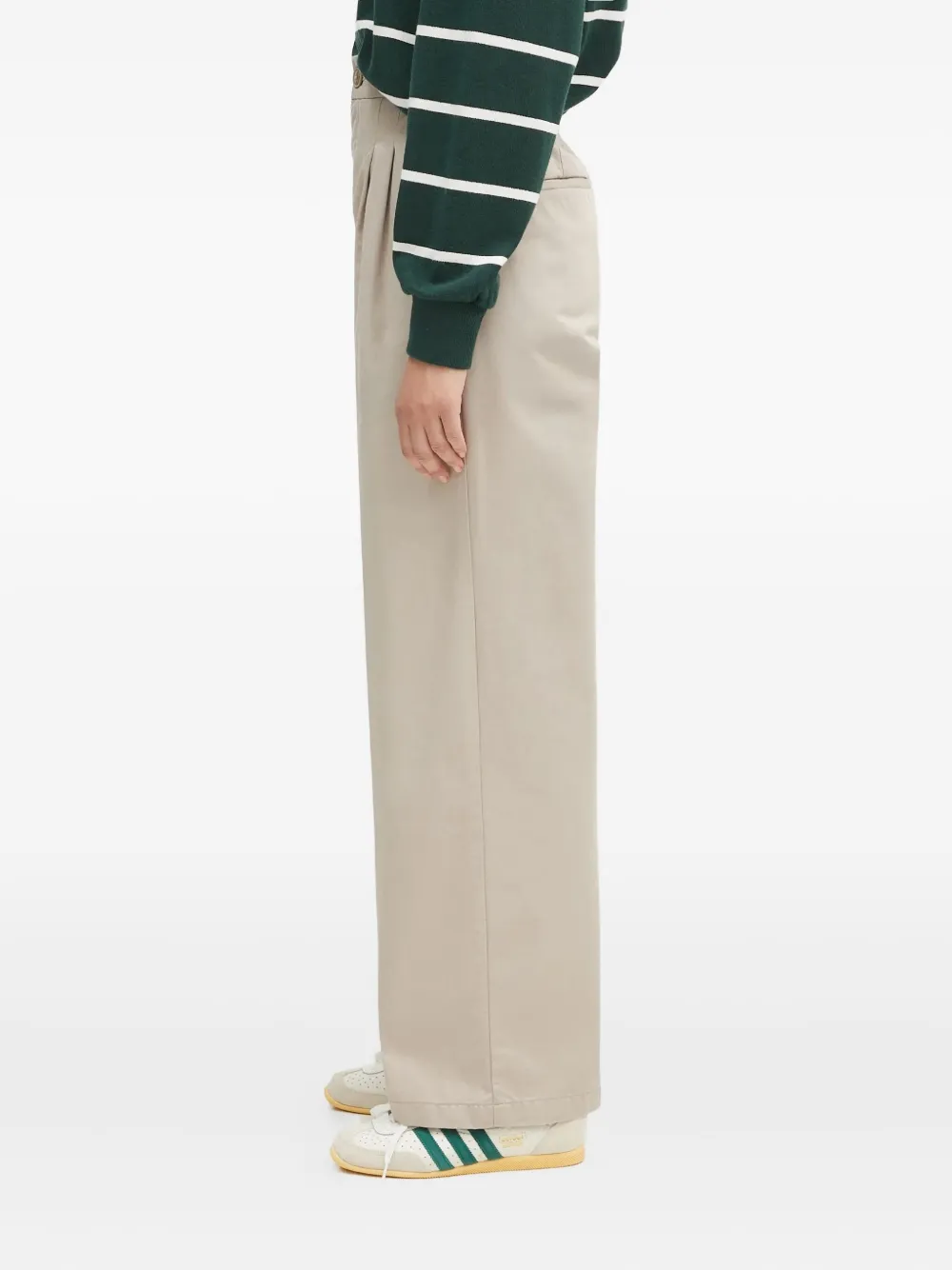 Carhartt WIP pleated trousers Beige