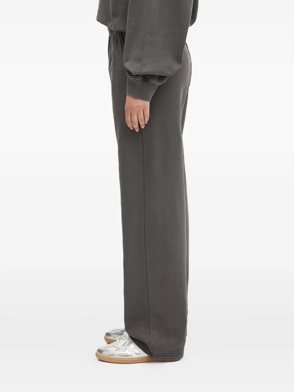 Carhartt WIP embroidered-logo trousers | Grey | Image 1