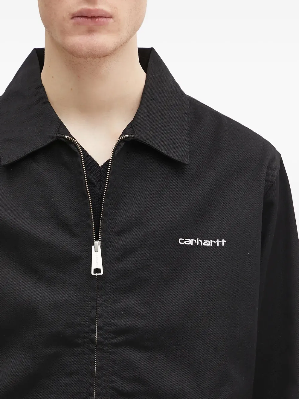 Carhartt WIP Jack met zak aan de voorkant Zwart