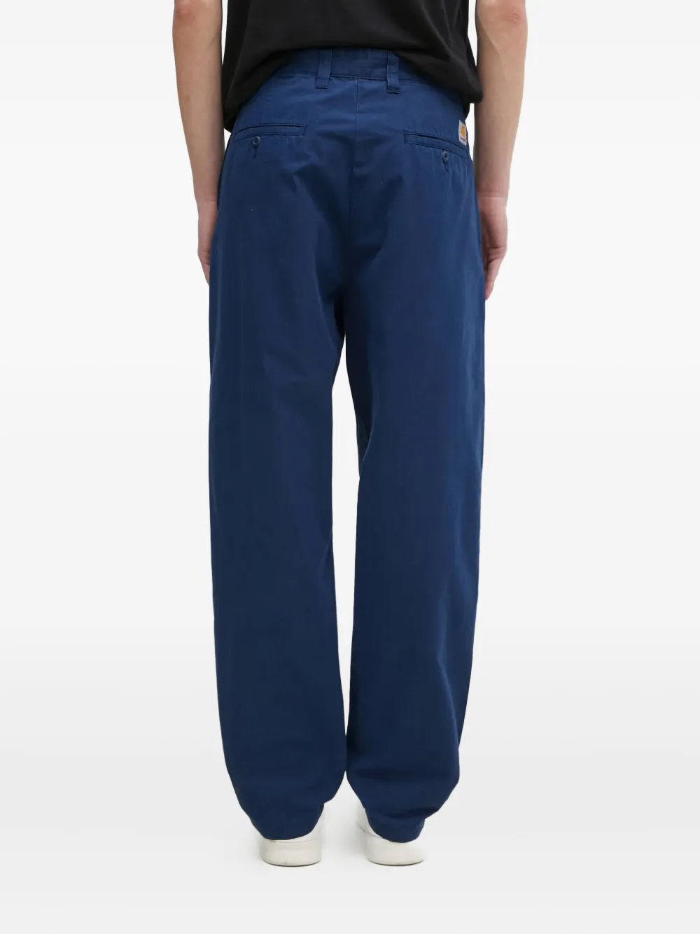 Carhartt WIP Broek met logopatch Blauw