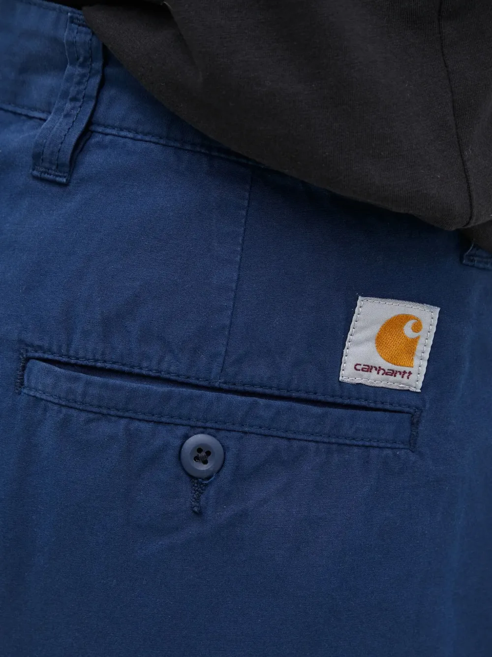 Carhartt WIP Broek met logopatch Blauw
