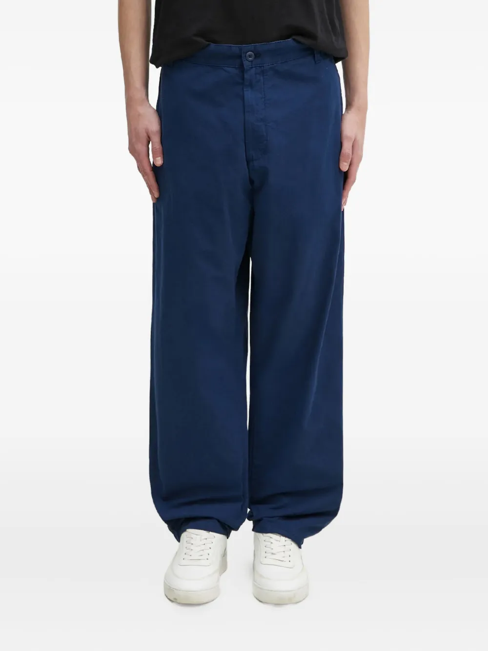 Carhartt WIP Broek met logopatch Blauw