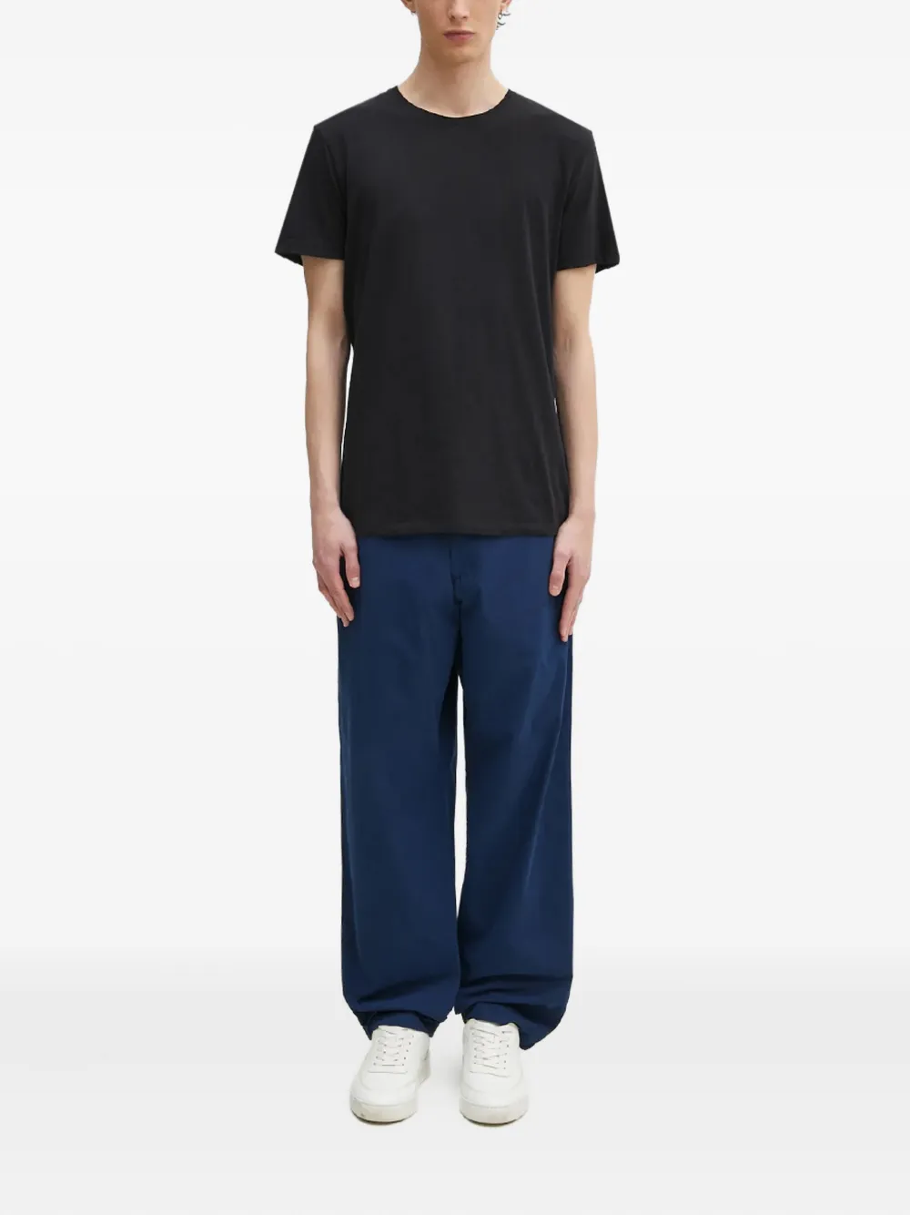 Carhartt WIP Broek met logopatch Blauw