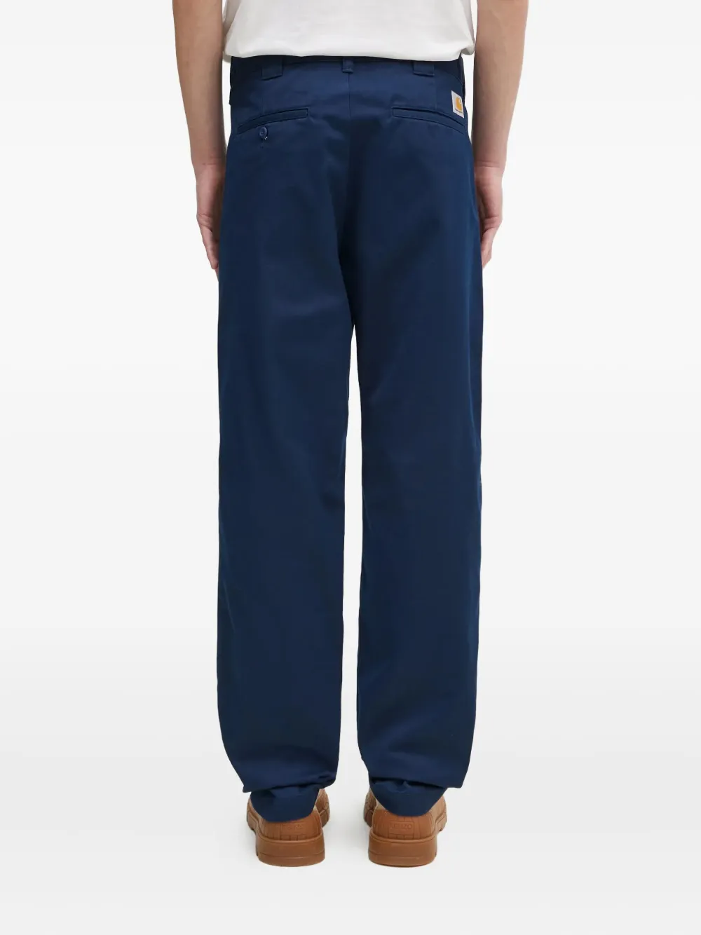 Carhartt WIP Broek met logopatch Blauw
