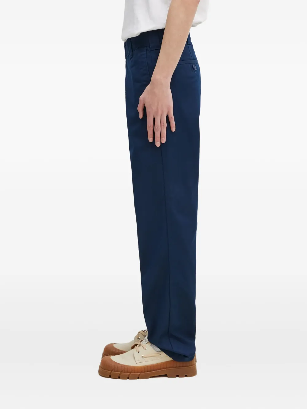 Carhartt WIP Broek met logopatch Blauw