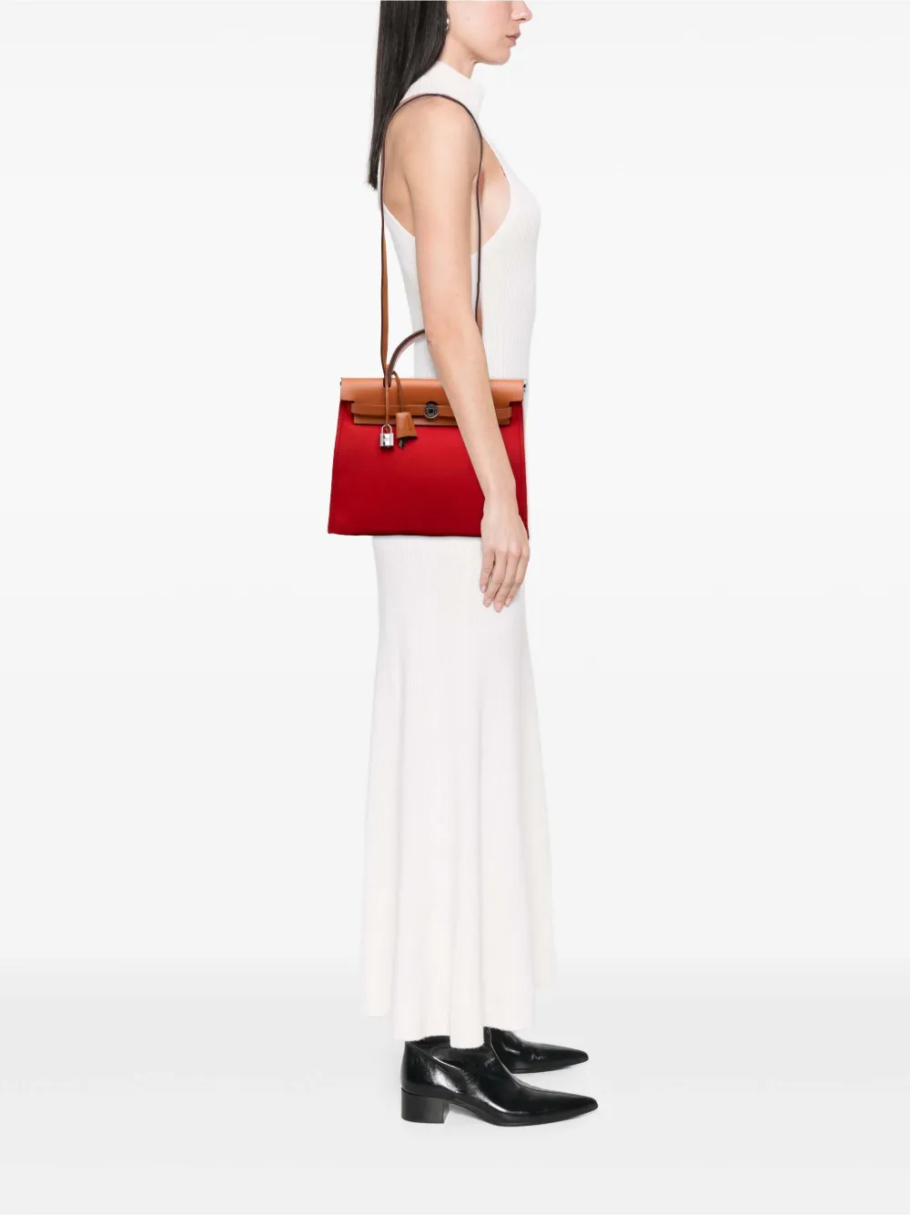Hermès Pre-Owned 2017 Toile Herbag Zip 31 satchel | Pre-Owned | Image 2