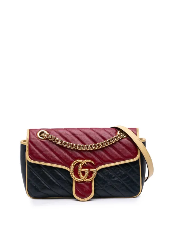 Gucci Pre-Owned 2016-2024 Small GG Marmont Matelasse Leather