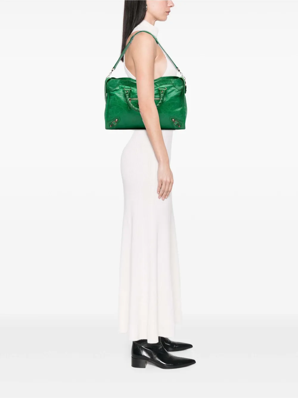 Balenciaga Pre-Owned 2010-2025 Lambskin Motocross Classic City Giant 12 satchel | Pre-Owned | Image 2