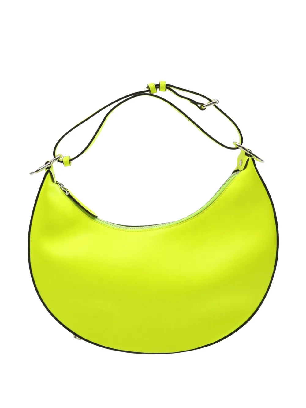 Fendi Pre-Owned 2010-2025 Small Vitello Grace Matte Fendigraphy hobo bag | Yellow | Image 1