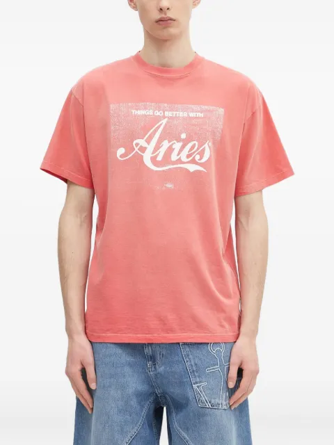 Aries t-shirt à logo imprimé