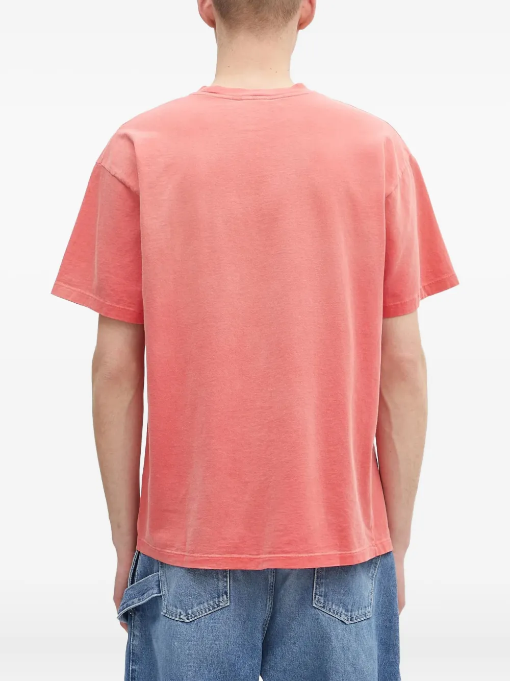 Aries logo-print T-shirt Rood