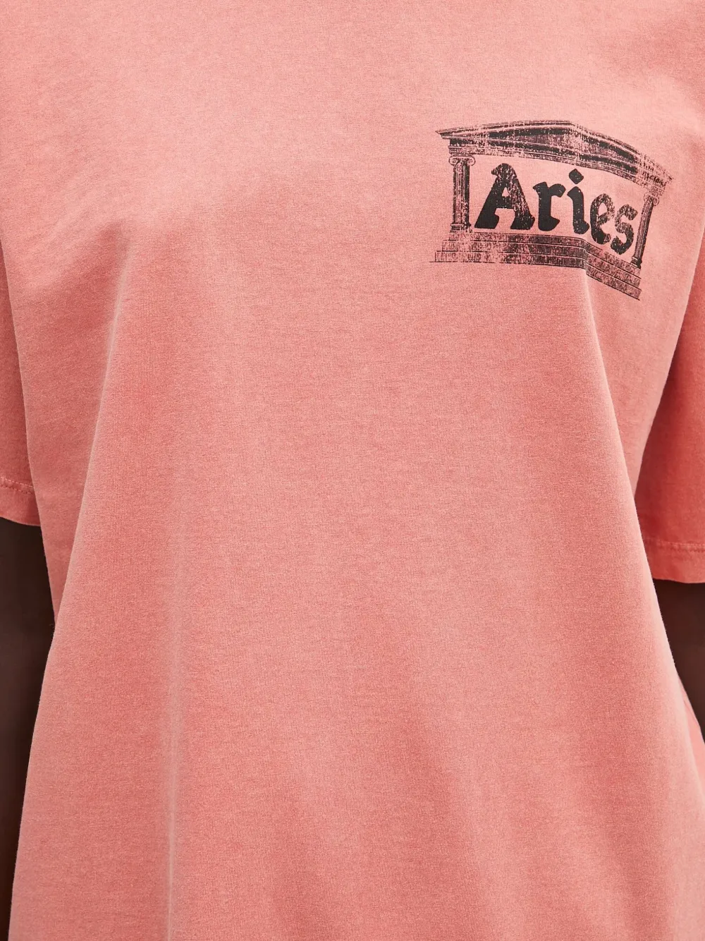 Aries T-shirt met logoprint Rood
