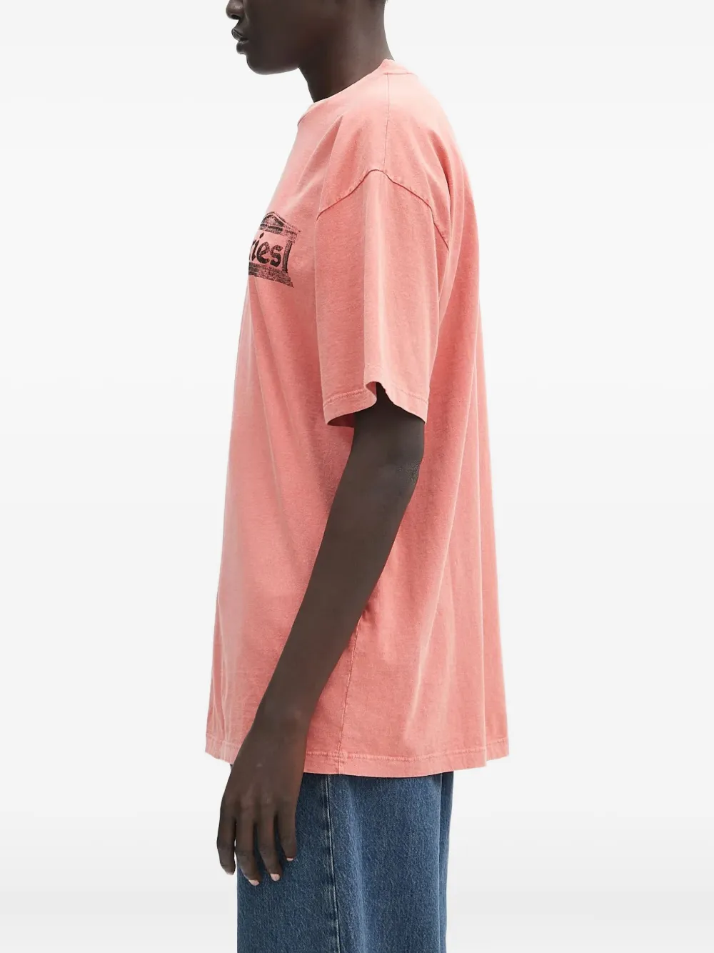 Aries T-shirt met logoprint Rood