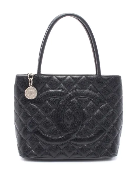 CHANEL Pre-Owned 2000-2002 Caviar Medallion tote bag