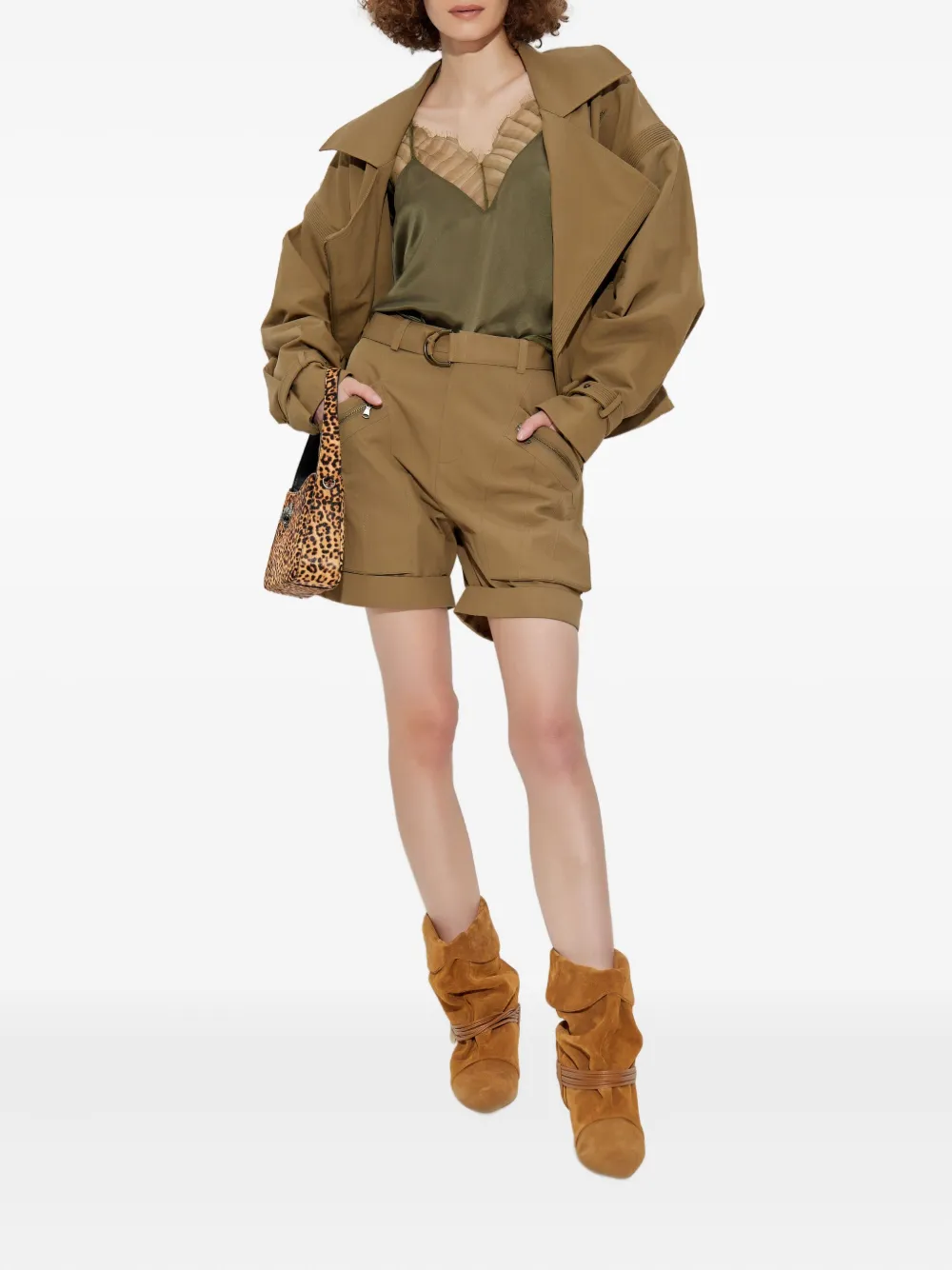 IRO belted shorts Bruin