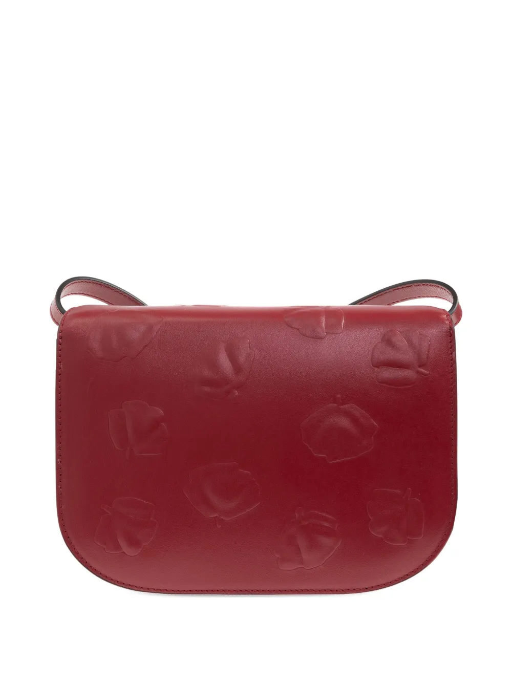 Furla Sfera embossed shoulder bag Rood