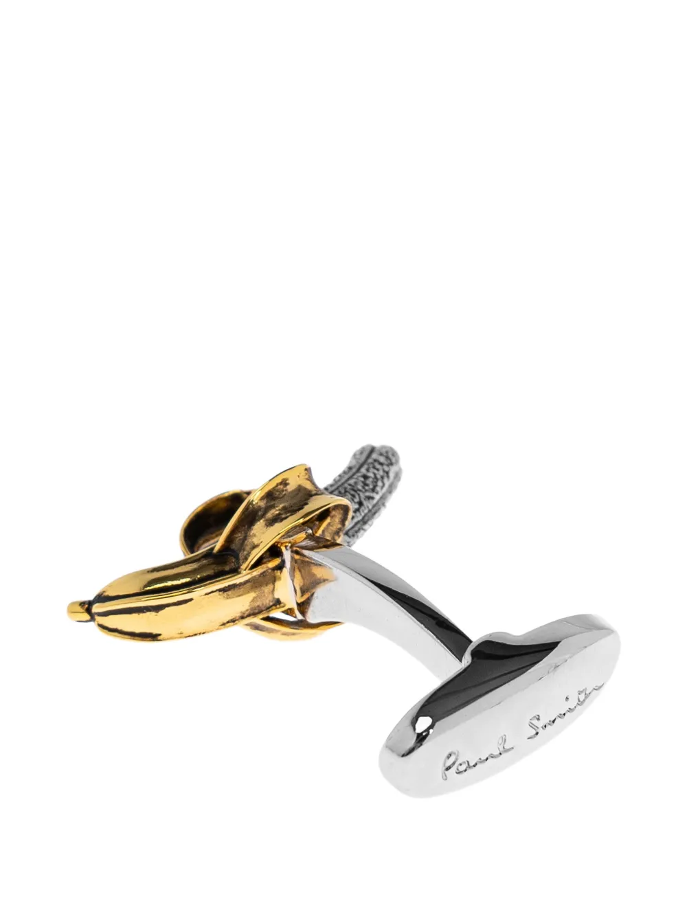 Paul Smith Manchetknopen met bananenschil Zilver