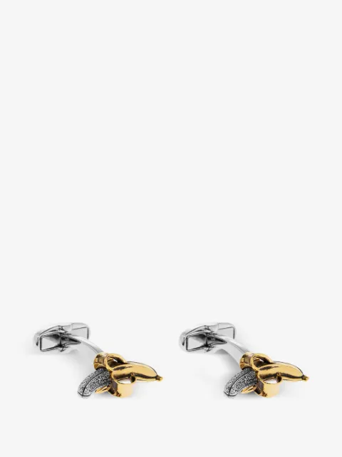 Paul Smith banana-peel cufflinks