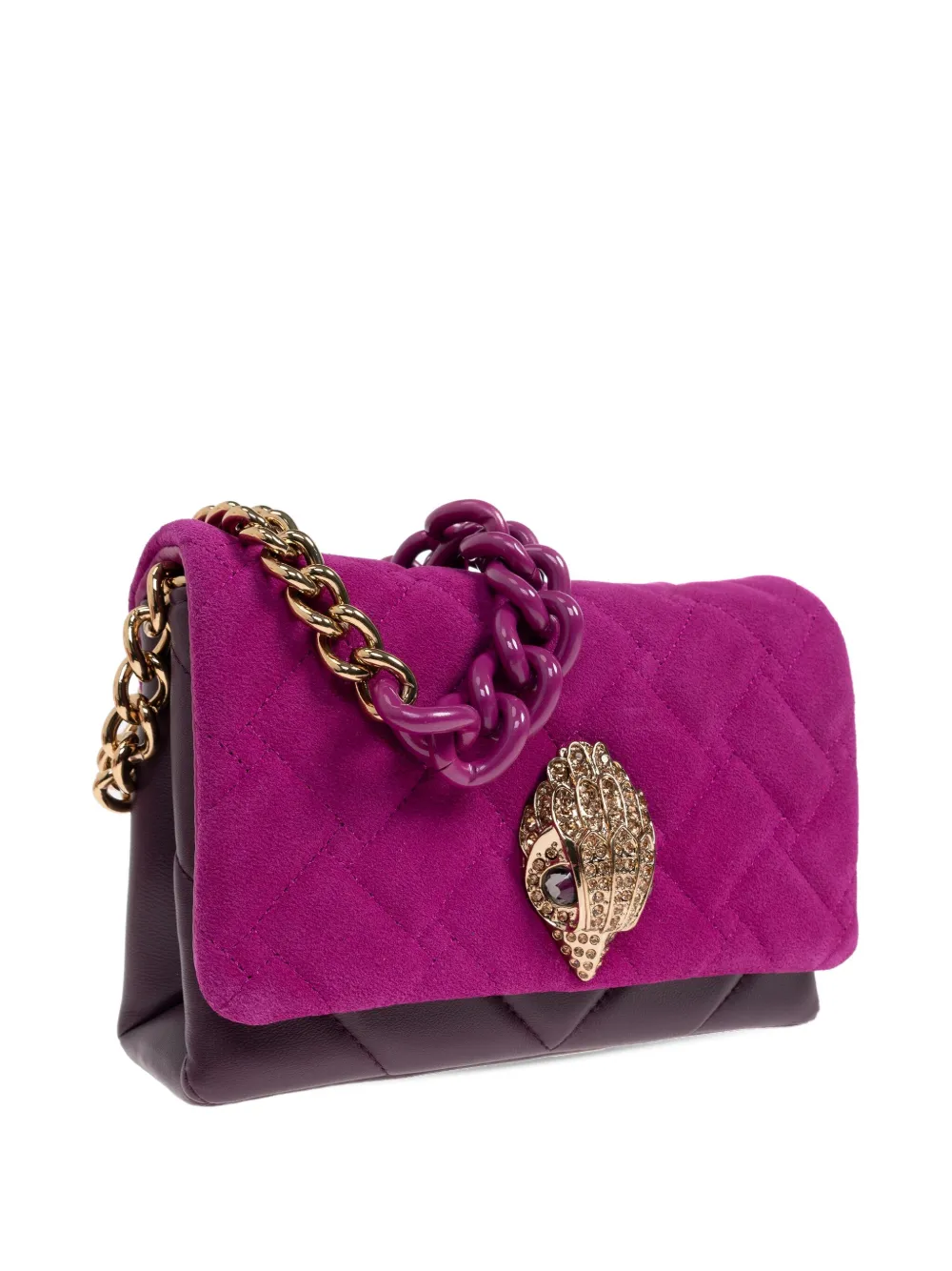 Kurt Geiger London Gewatteerde shopper Paars