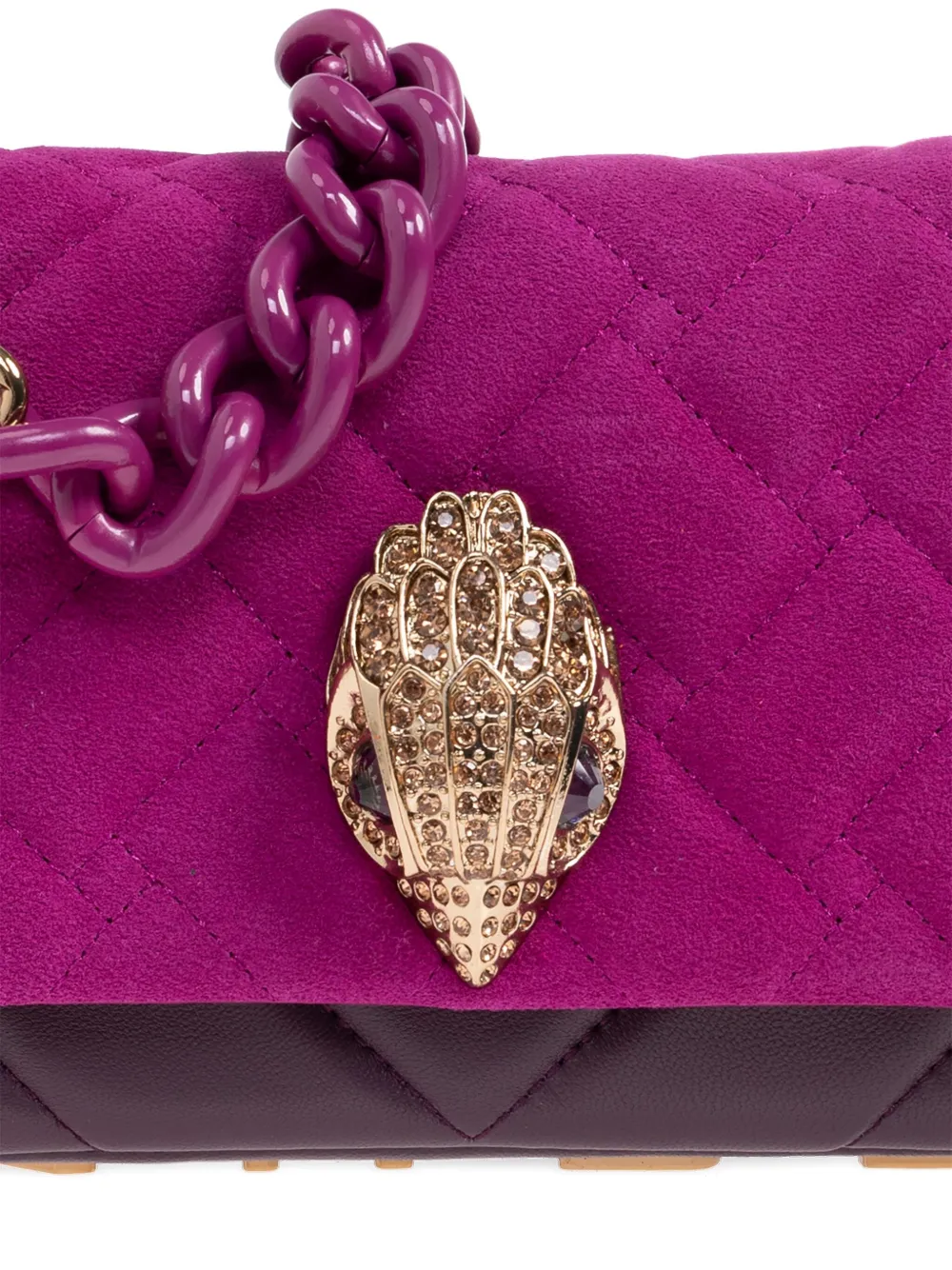 Kurt Geiger London Gewatteerde shopper Paars