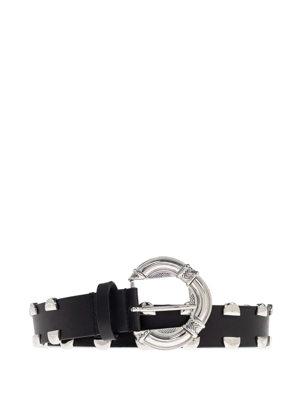 IRO Riem met ronde gesp en studs Zwart