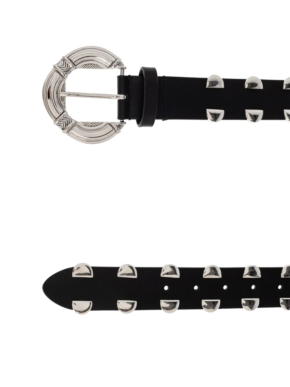 IRO Riem met ronde gesp en studs Zwart