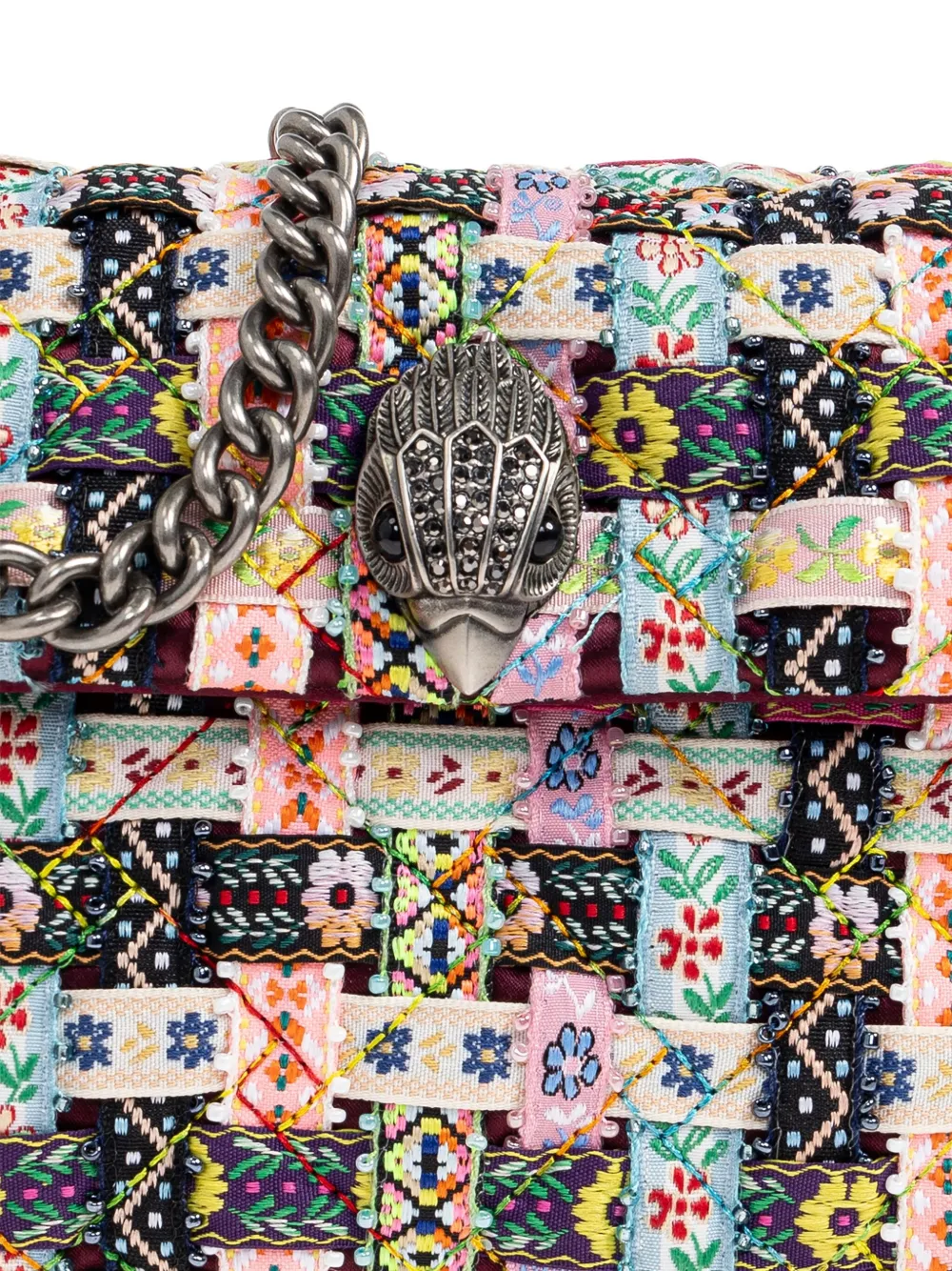 Kurt Geiger Woven-pattern Tote Bag In Multi