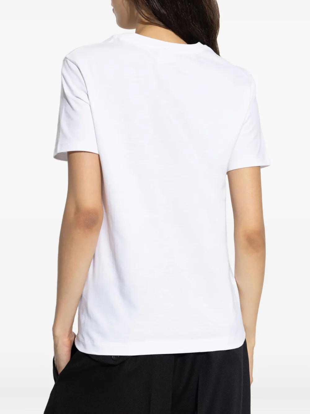 Ps By Paul Smith Heart-embroidered T-shirt In White