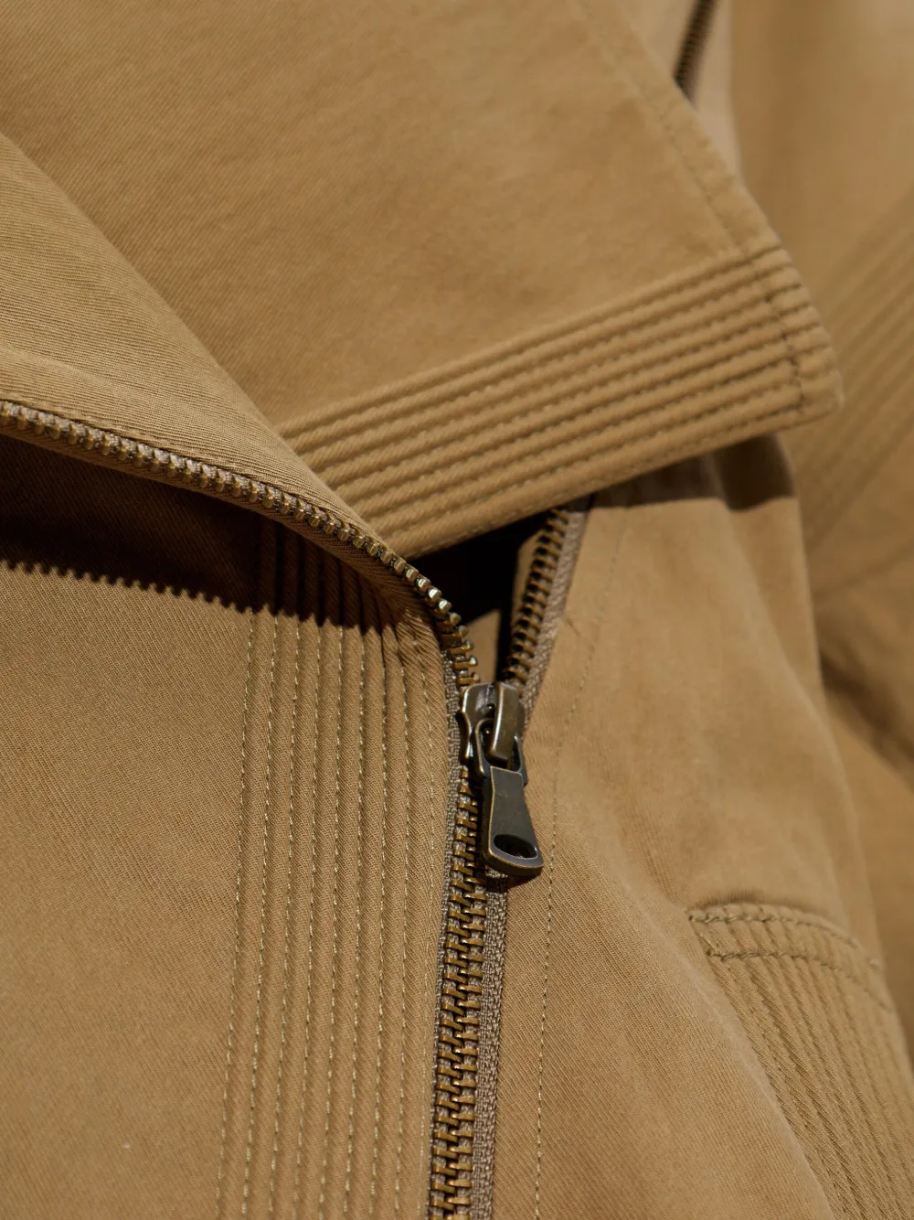 IRO Harper diagonal-zip biker jacket Bruin