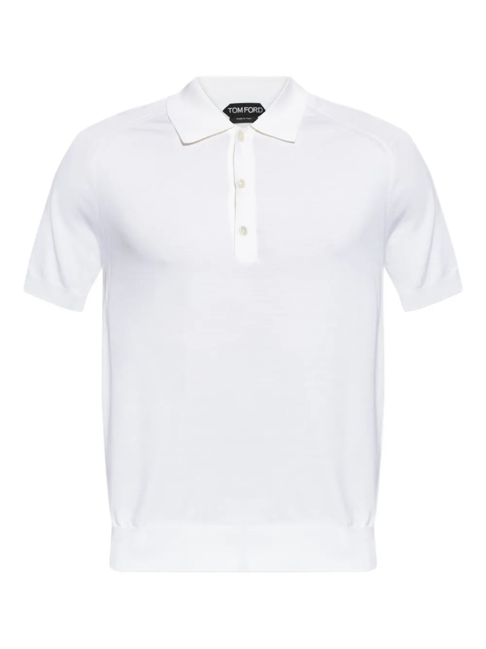 TOM FORD short-sleeved polo shirt Wit