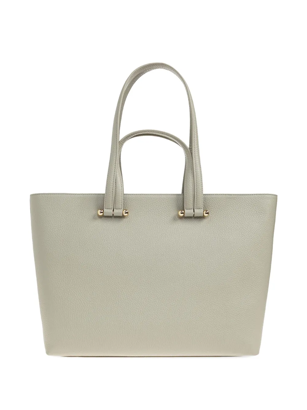 Furla Duetto leather tote bag Grijs