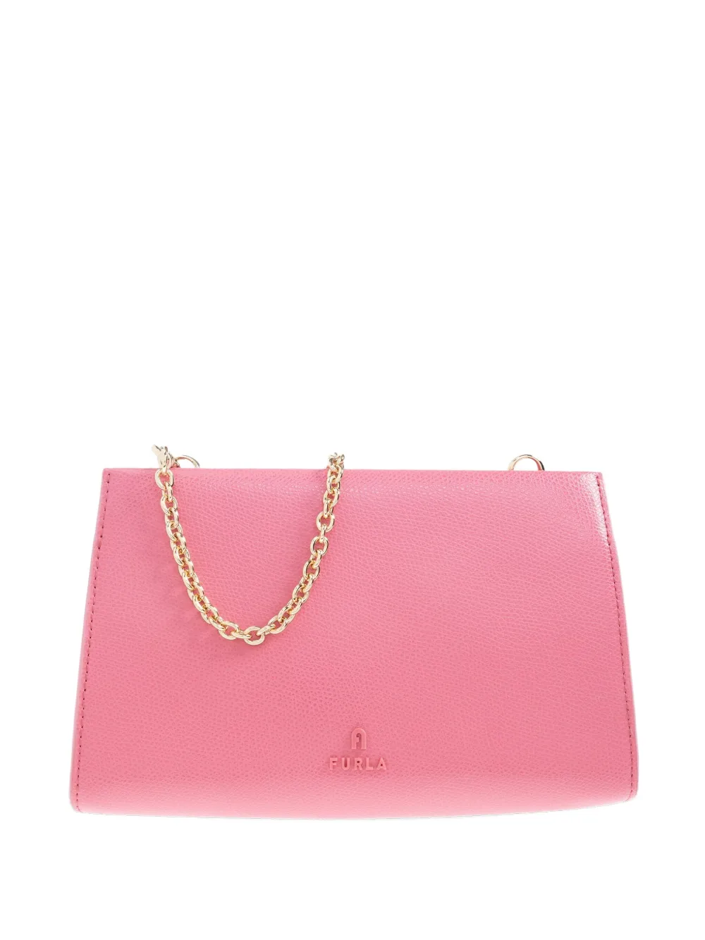Furla My Leather Tote Bag In Pink