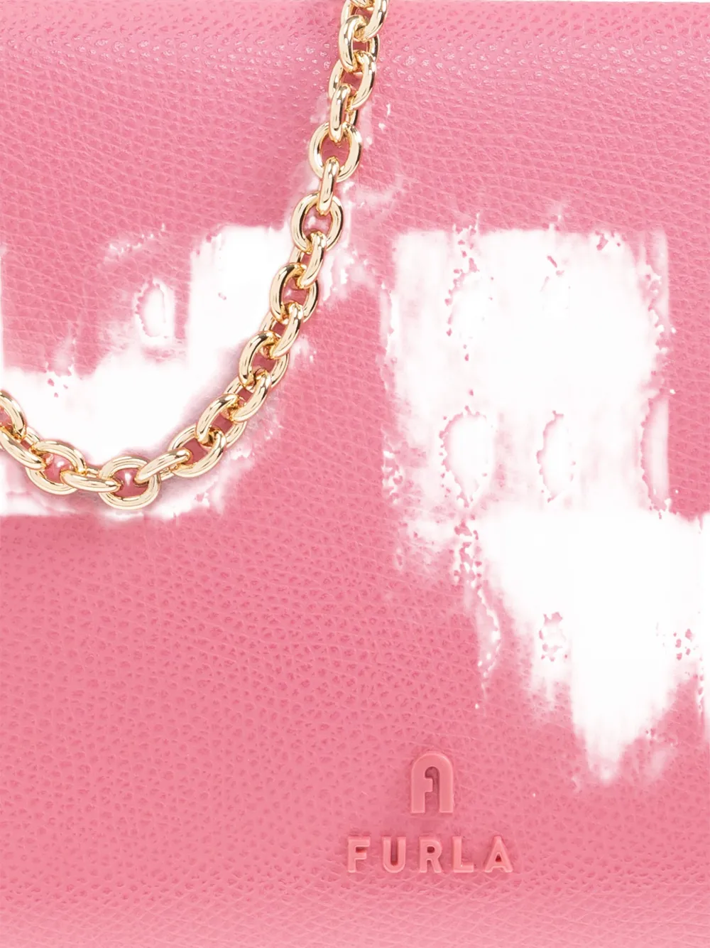 Furla My Leather Tote Bag In Pink