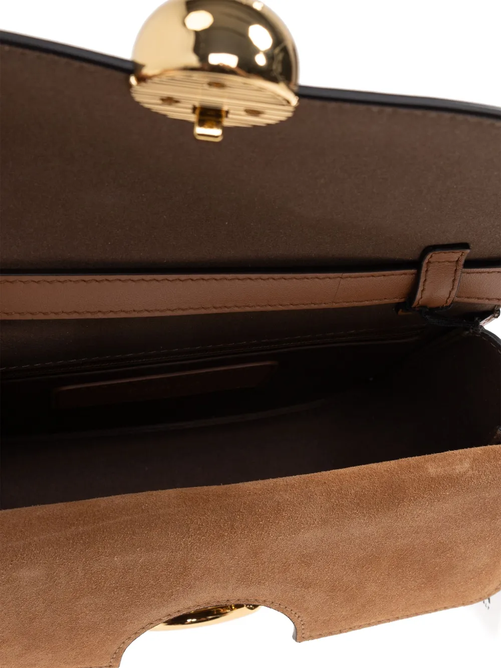 Furla Kleine Sfera leren schoudertas Bruin