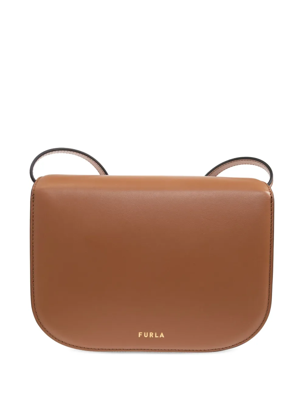 Furla Kleine Sfera leren schoudertas Bruin