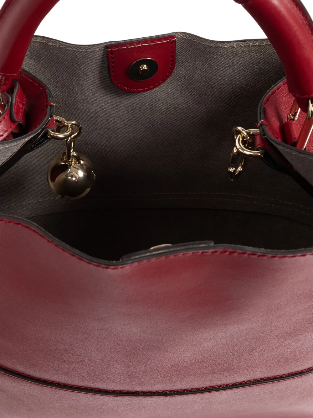 Furla Sfera leren bucket-tas Rood