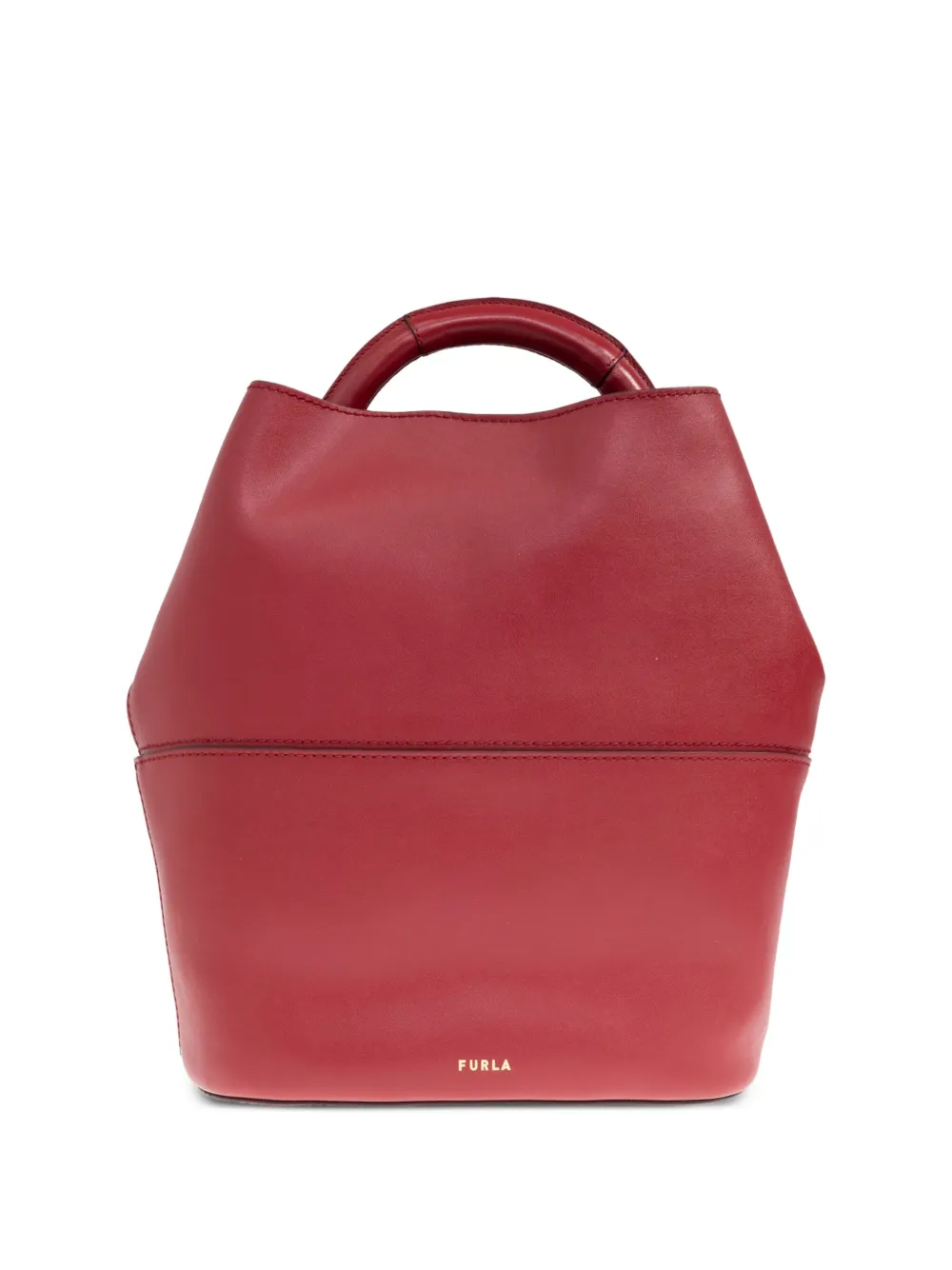 Furla Sfera leren bucket-tas Rood